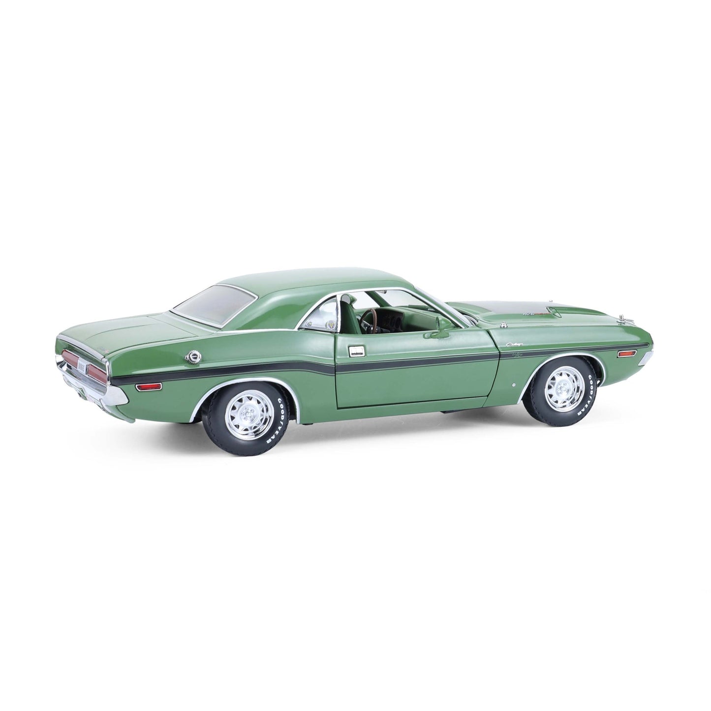 Greenlight 1970 Dodge Challenger R/T Hardtop Hemi (Mr Norm's) F8 Green 1:18