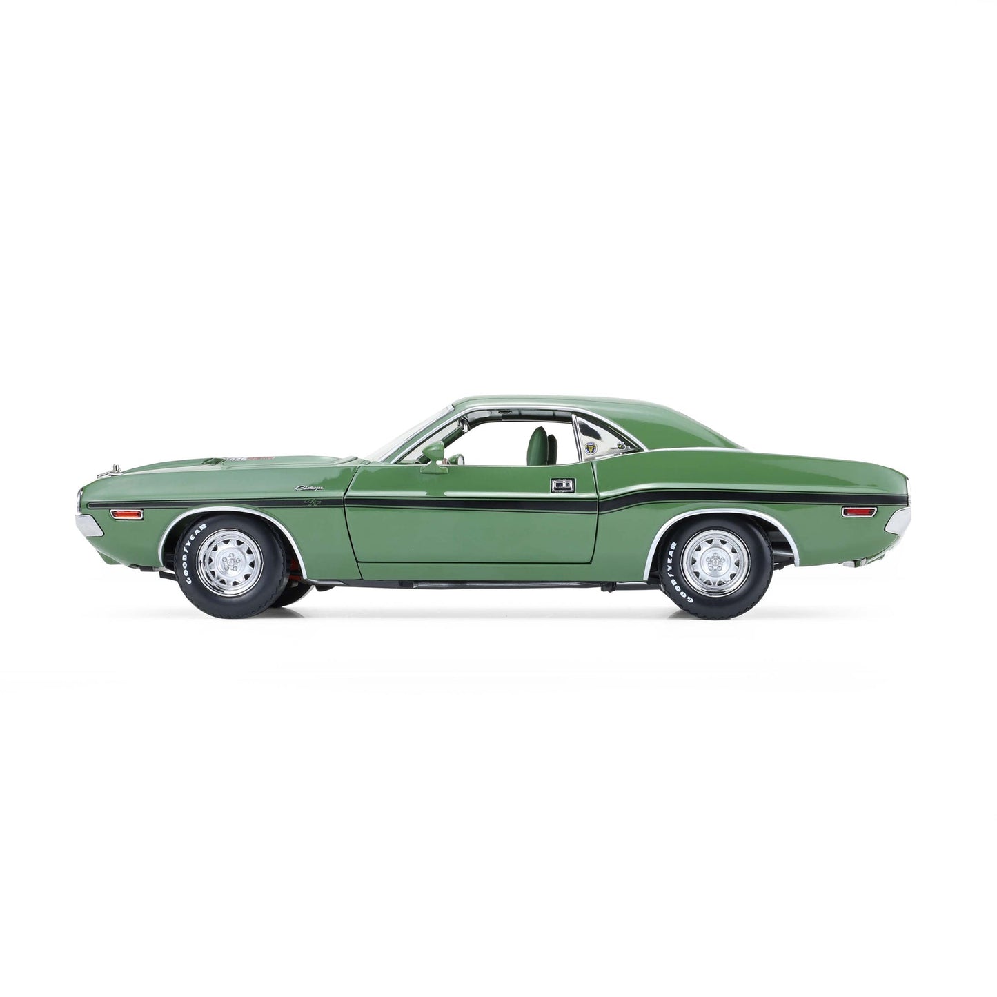 Greenlight 1970 Dodge Challenger R/T Hardtop Hemi (Mr Norm's) F8 Green 1:18