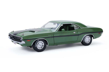 Greenlight 1970 Dodge Challenger R/T Hardtop Hemi (Mr Norm's) F8 Green 1:18