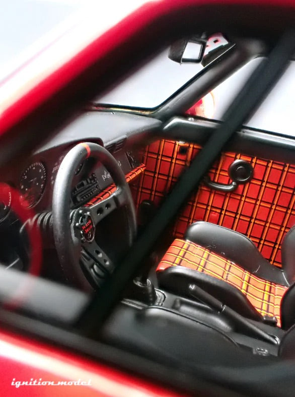 Ignition-Model Porsche 911 F Series Backdate RWB Coupe Red 1:18