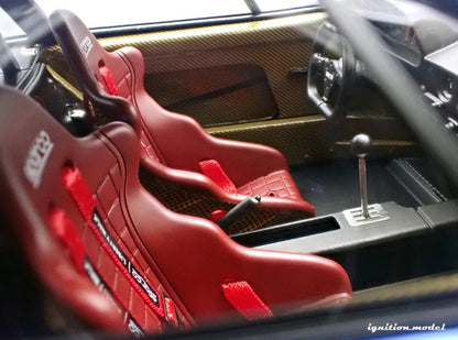 Ignition-Model Ferrari F40 LBWK LB-Works 40 Japan Blue Pilot 1:18