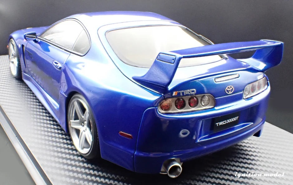 Ignition-Model Toyota Supra Mk4 (A80) TRD 3000GT Blue Metallic 1:18