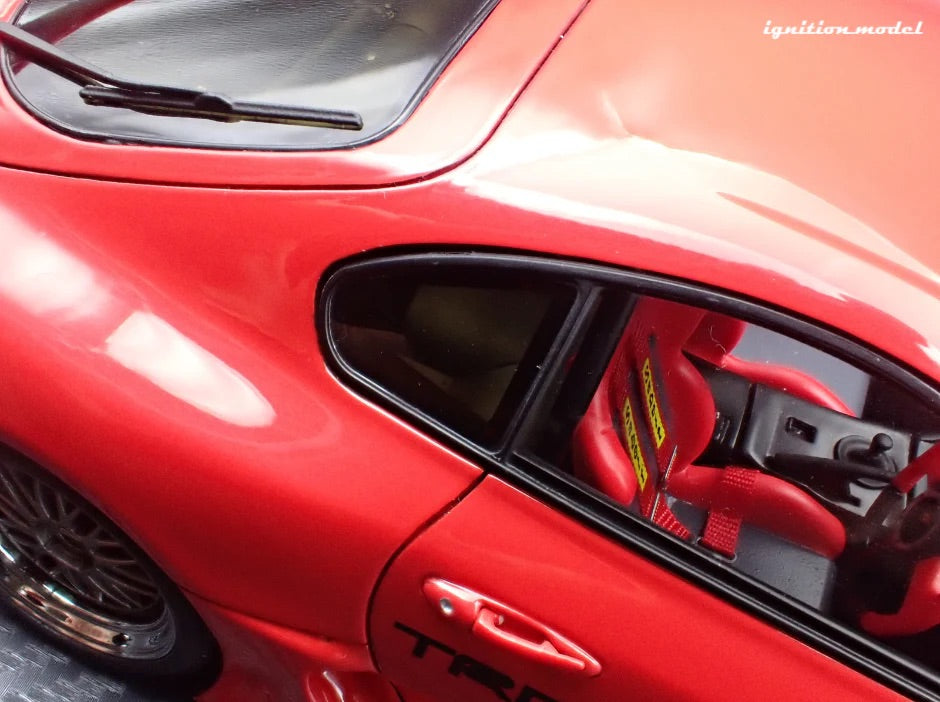 Ignition-Model Toyota Supra Mk4 (A80) TRD 3000GT Red 1:18
