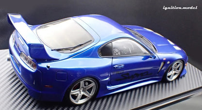 Ignition-Model Toyota Supra Mk4 (A80) TRD 3000GT Blue Metallic 1:18