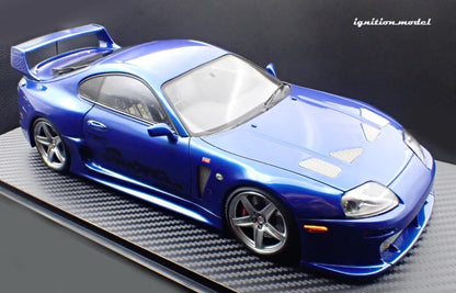 Ignition-Model Toyota Supra Mk4 (A80) TRD 3000GT Blue Metallic 1:18