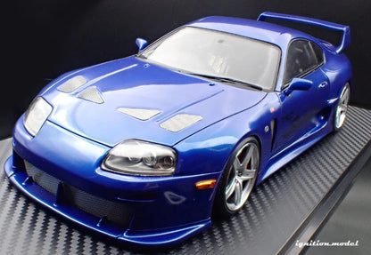Ignition-Model Toyota Supra Mk4 (A80) TRD 3000GT Blue Metallic 1:18