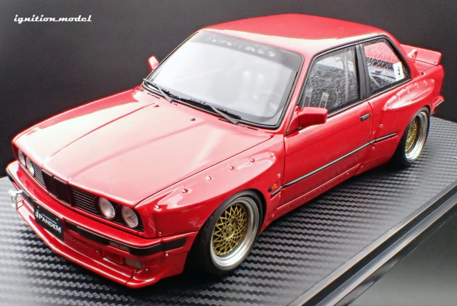 Ignition-Model BMW M3 Pandem 30 (E30) Red 1:18