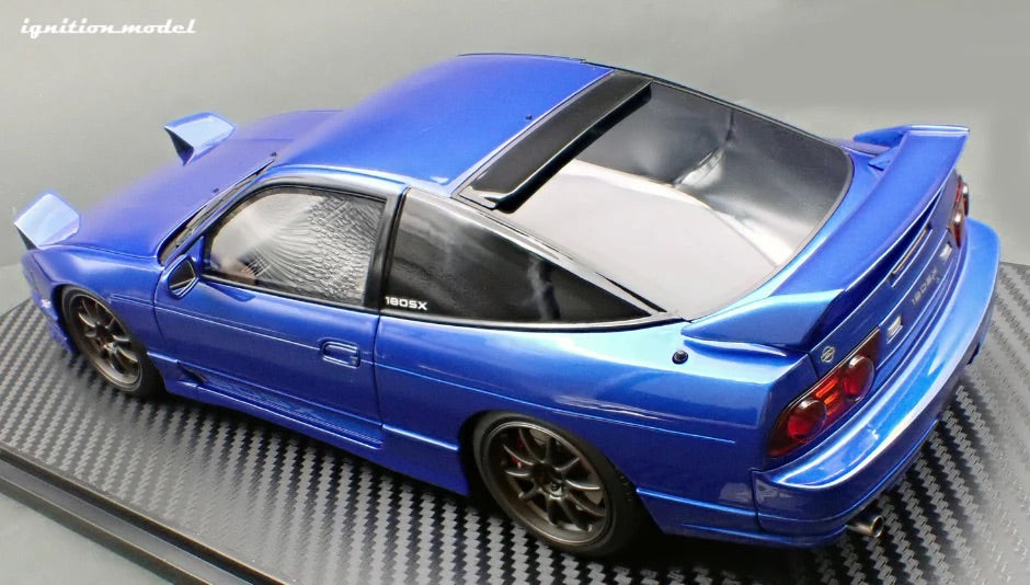 Ignition-Model Nissan 180SX Type X RPS13 Blue Metallic 1:18