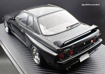 Ignition-Model Nissan Skyline GT-R R32 (BN32) V-Spec II Initial D Black 1:18
