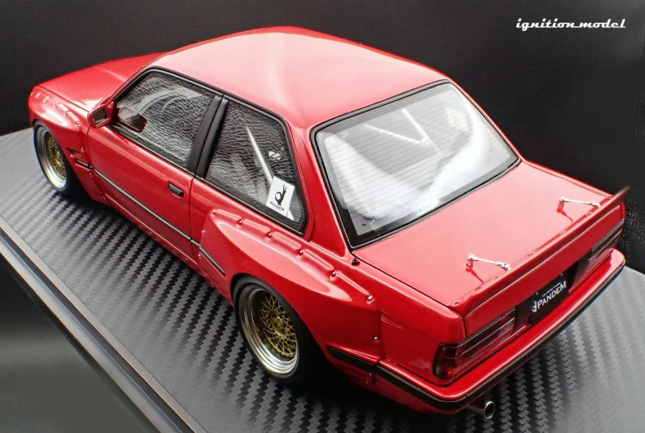 Ignition-Model BMW M3 Pandem 30 (E30) Red 1:18