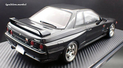 Ignition-Model Nissan Skyline GT-R R32 (BN32) V-Spec II Initial D Black 1:18