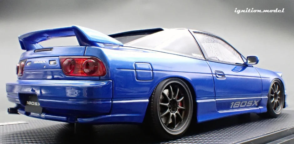 Ignition-Model Nissan 180SX Type X RPS13 Blue Metallic 1:18