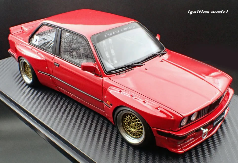 Ignition-Model BMW M3 Pandem 30 (E30) Red 1:18