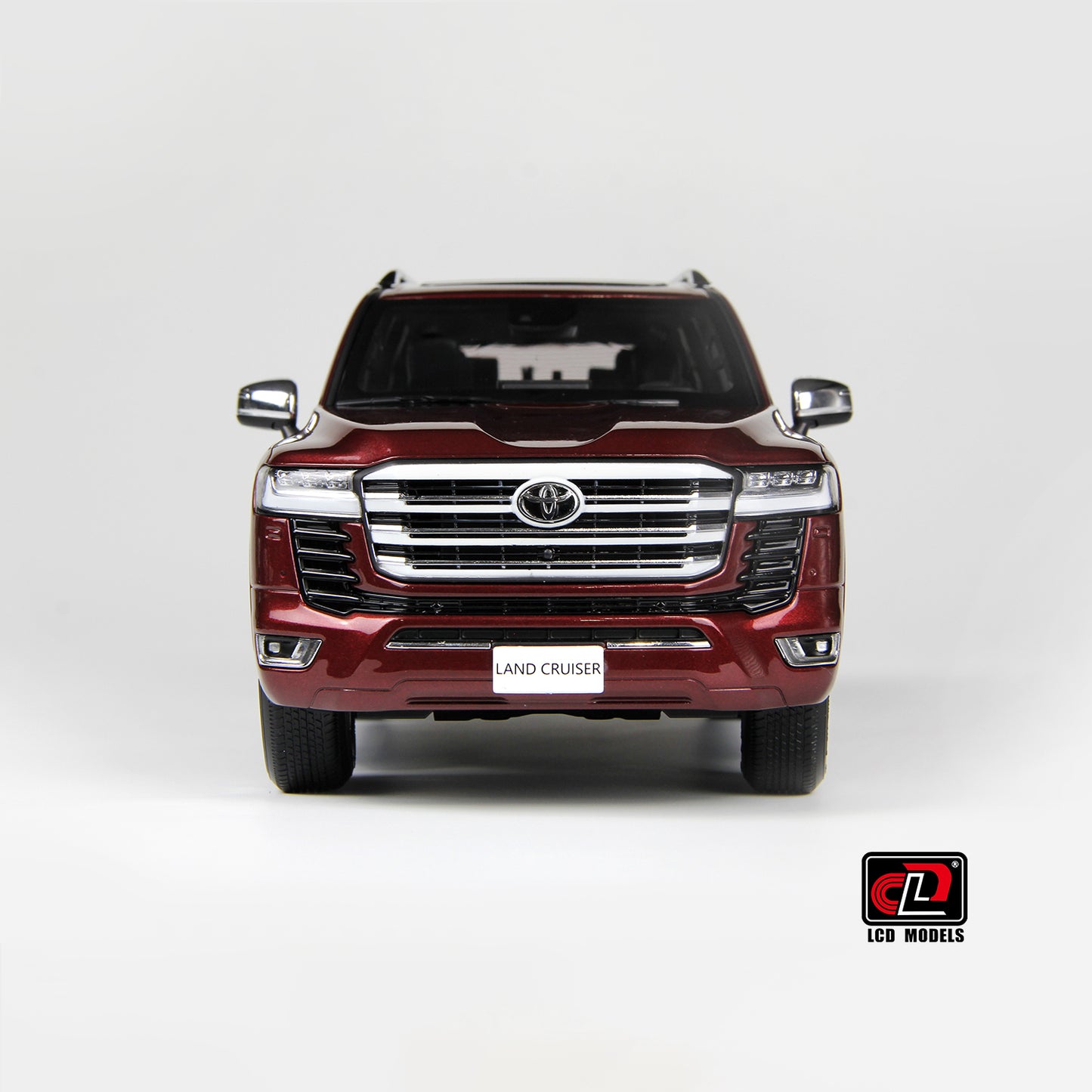 LCD Toyota Land Cruiser 300-ZX Dark Red 1:18