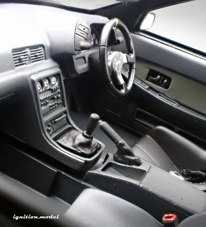 Ignition-Model Nissan Skyline GT-R R32 (BN32) V-Spec II Initial D Black 1:18