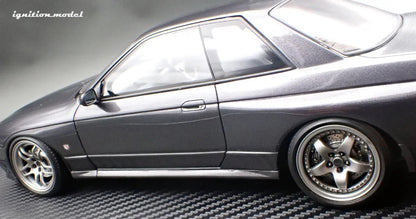 Ignition-Model Nissan Skyline GT-R R32 (BN32) V-Spec II Initial D Gun Grey Metallic 1:18
