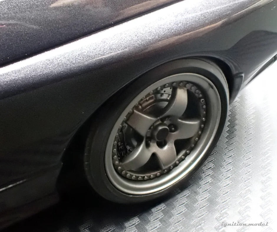 Ignition-Model Nissan Skyline GT-R R32 (BN32) V-Spec II Initial D Gun Grey Metallic 1:18