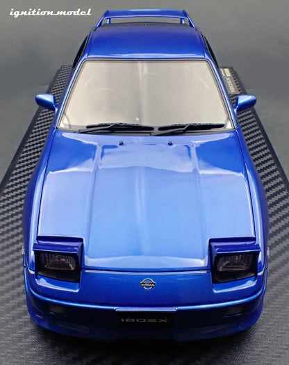 Ignition-Model Nissan 180SX Type X RPS13 Blue Metallic 1:18