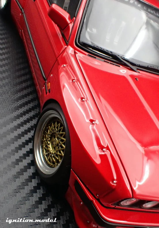 Ignition-Model BMW M3 Pandem 30 (E30) Red 1:18