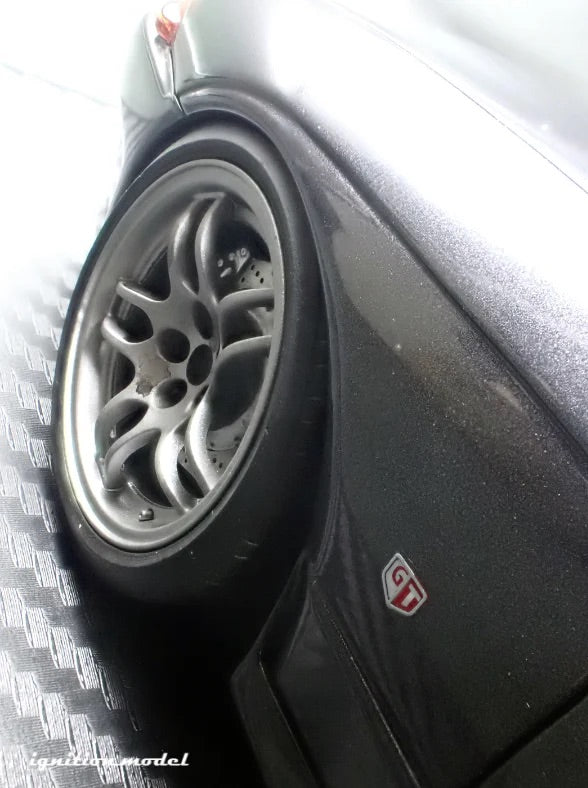 Ignition-Model Nissan Skyline GT-R R32 (BN32) V-Spec II Initial D Gun Grey Metallic 1:18
