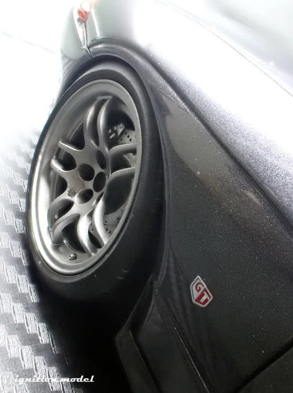 Ignition-Model Nissan Skyline GT-R R32 (BN32) V-Spec II Initial D Gun Grey Metallic 1:18