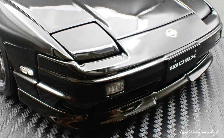 Ignition-Model Nissan 180SX Type X RPS13 Black 1:18