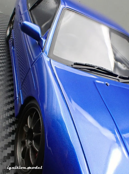 Ignition-Model Nissan 180SX Type X RPS13 Blue Metallic 1:18