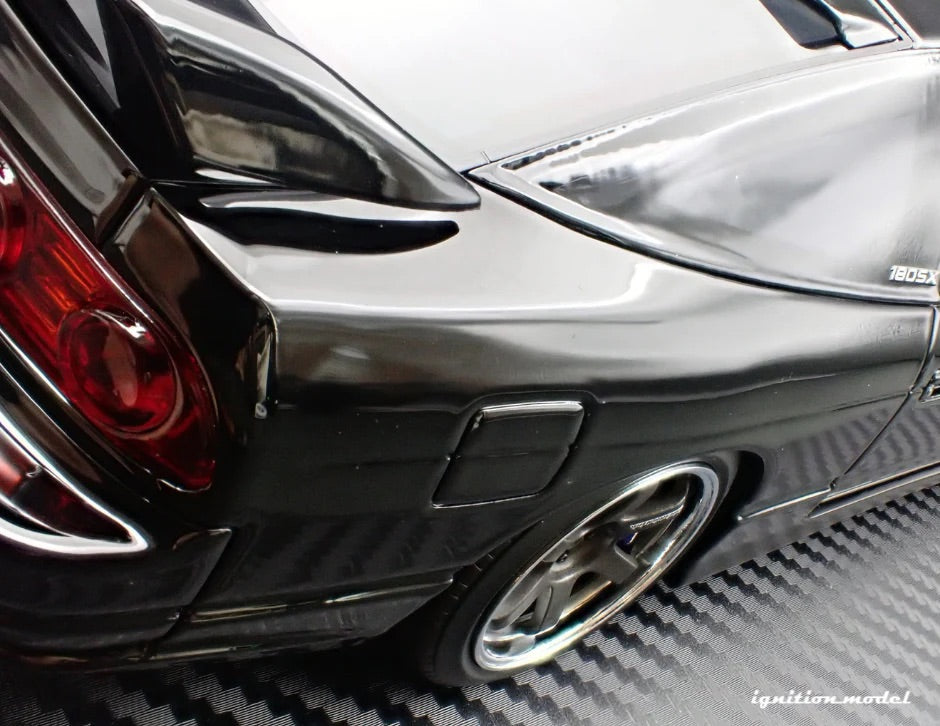 Ignition-Model Nissan 180SX Type X RPS13 Black 1:18