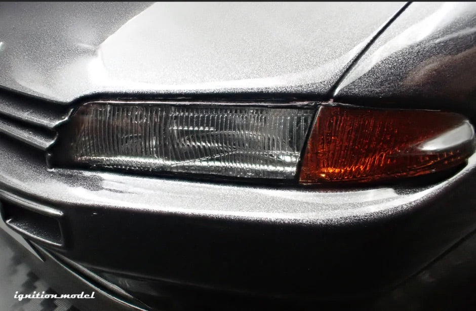 Ignition-Model Nissan Skyline GT-R R32 (BN32) V-Spec II Initial D Gun Grey Metallic 1:18