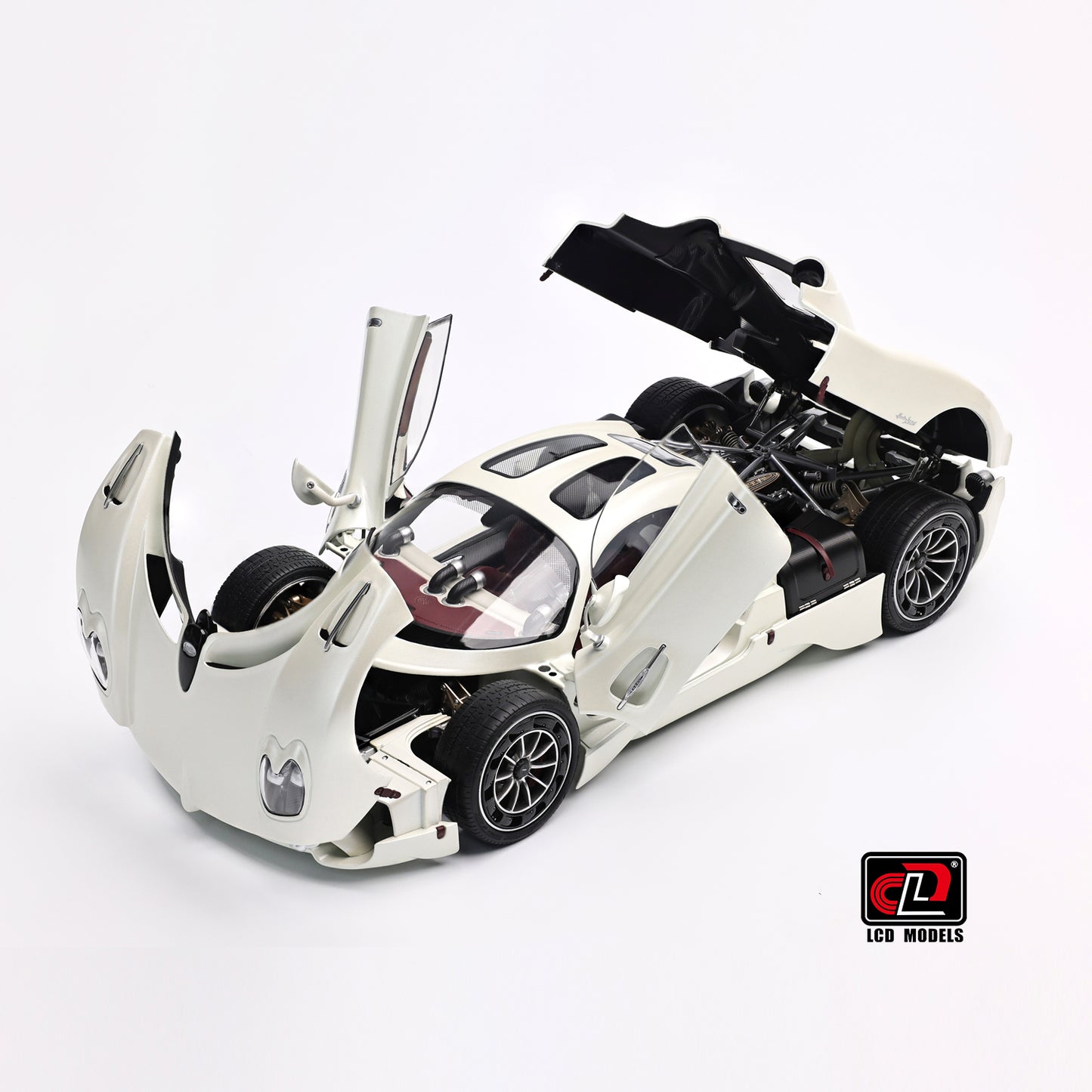 LCD Pagani Utopia Matte Pearl White 1:18