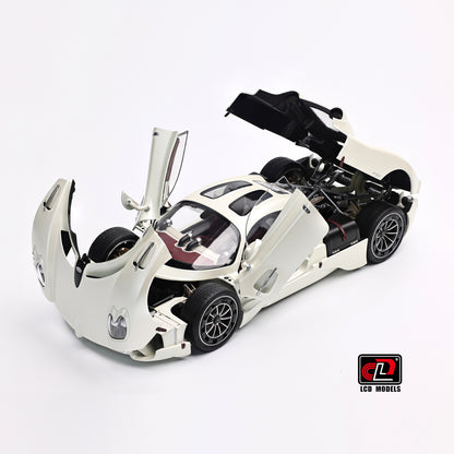 LCD Pagani Utopia Matte Pearl White 1:18