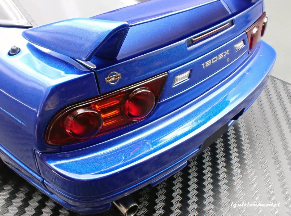 Ignition-Model Nissan 180SX Type X RPS13 Blue Metallic 1:18