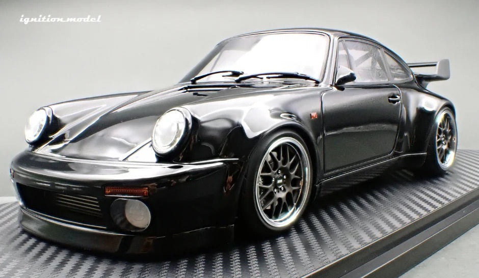 Ignition-Model Porsche 911 (964) 'Wangan Midnight" Blackbird Black 1:18