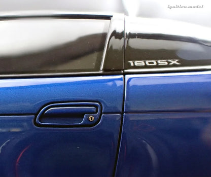 Ignition-Model Nissan 180SX Type X RPS13 Blue Metallic 1:18