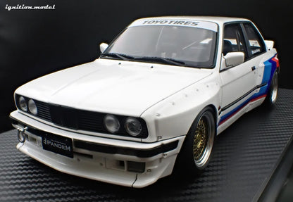 Ignition-Model BMW M3 Pandem 30 (E30) M-Design White 1:18
