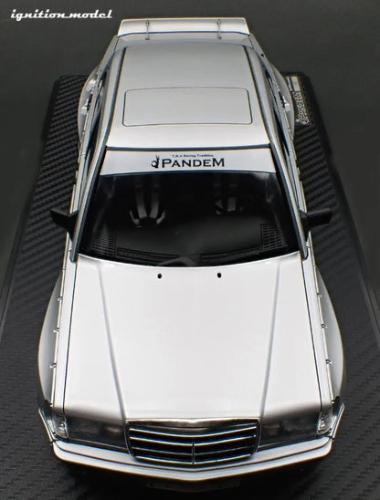 Ignition-Model Mercedes 190E Pandem Silver 1:18