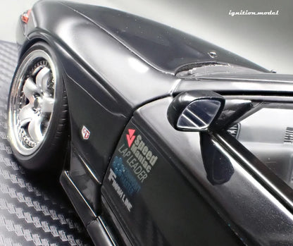 Ignition-Model Nissan Skyline GT-R R32 (BN32) V-Spec II Initial D Black 1:18