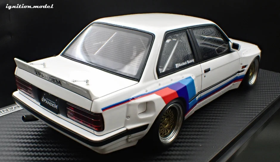 Ignition-Model BMW M3 Pandem 30 (E30) M-Design White 1:18