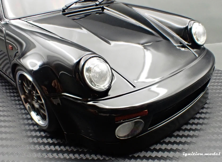 Ignition-Model Porsche 911 (964) 'Wangan Midnight" Blackbird Black 1:18