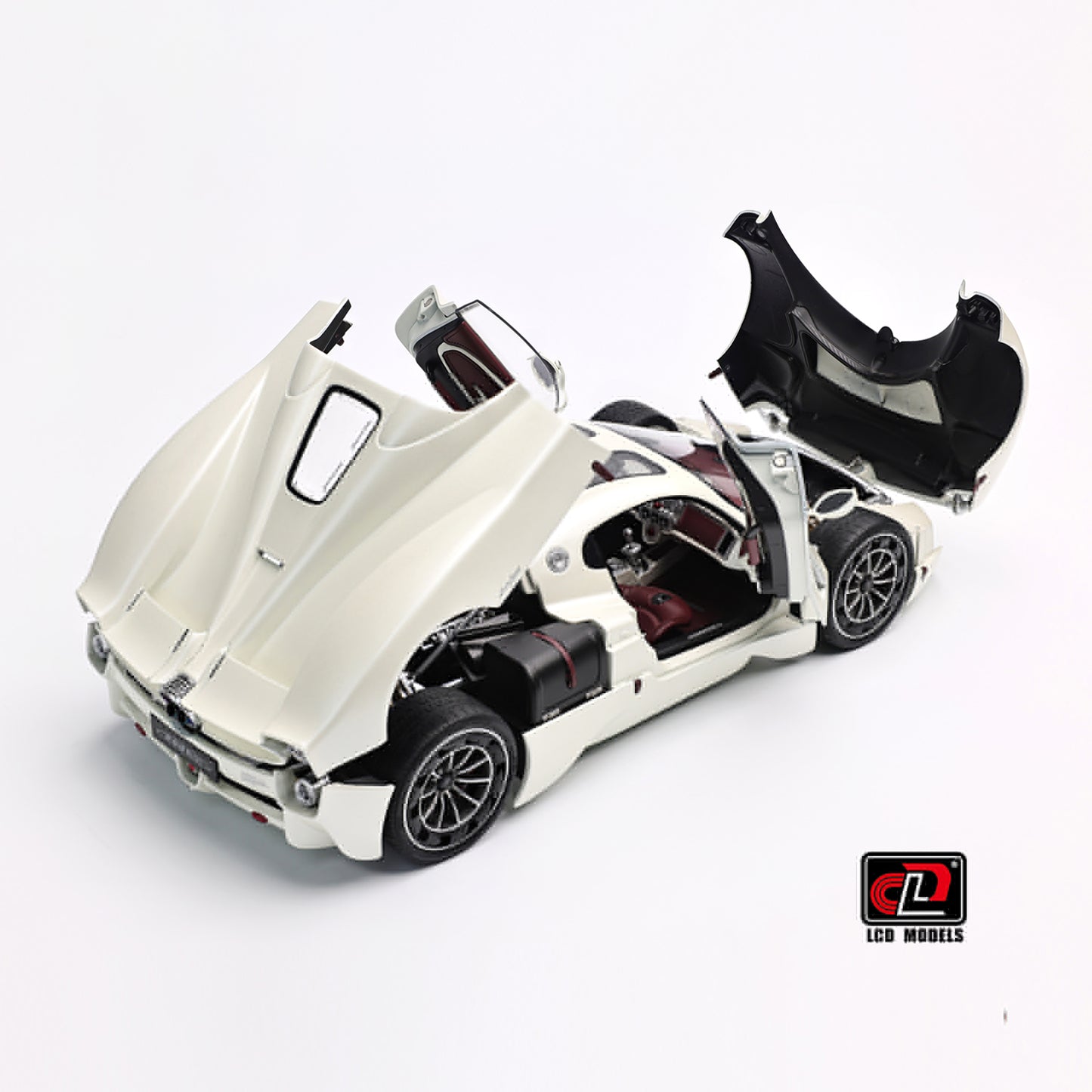 LCD Pagani Utopia Matte Pearl White 1:18
