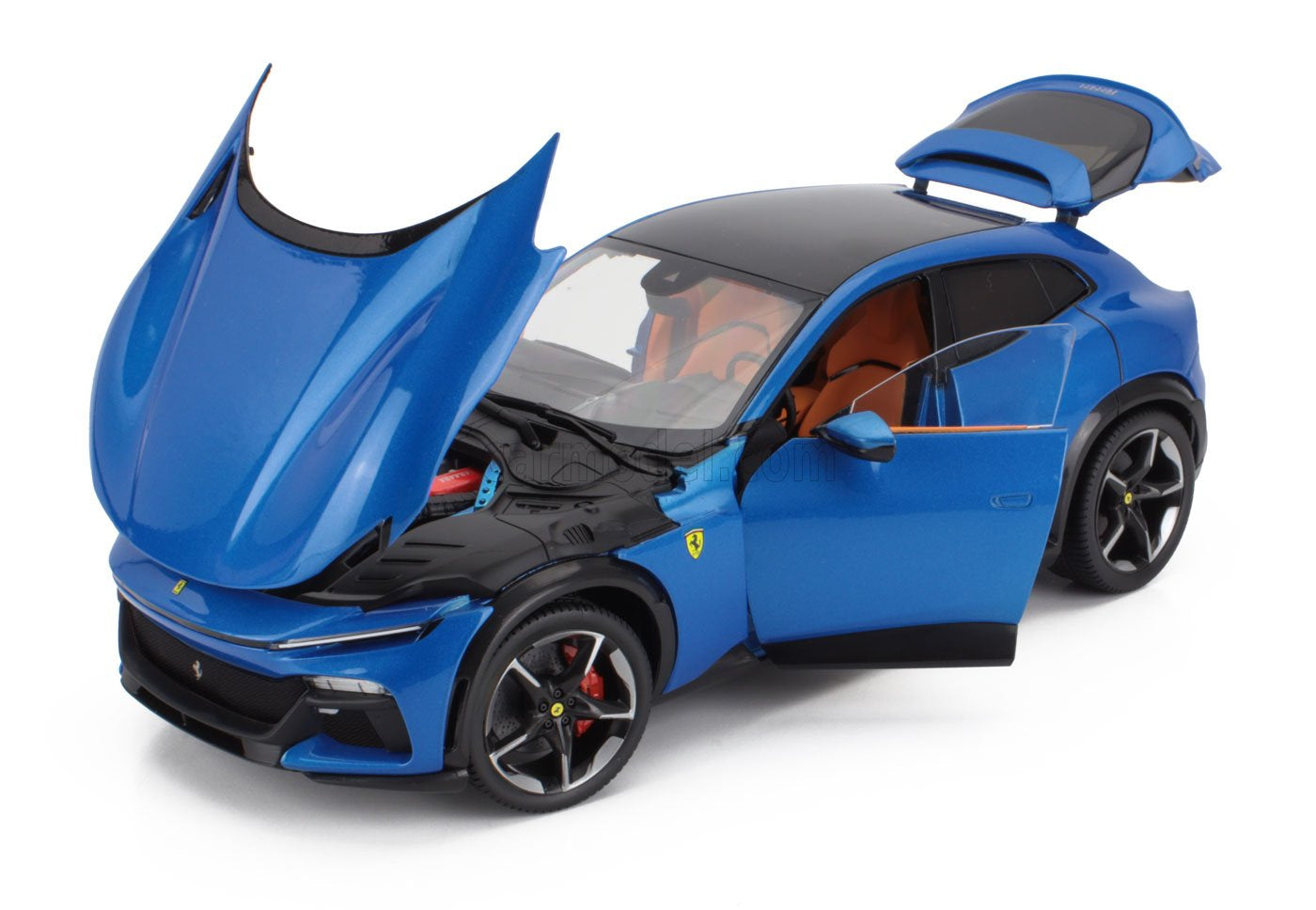 Polistil 2022 Ferrari Purosangue Blu Corsa (Blue Metallic) High Fidelity 1:18