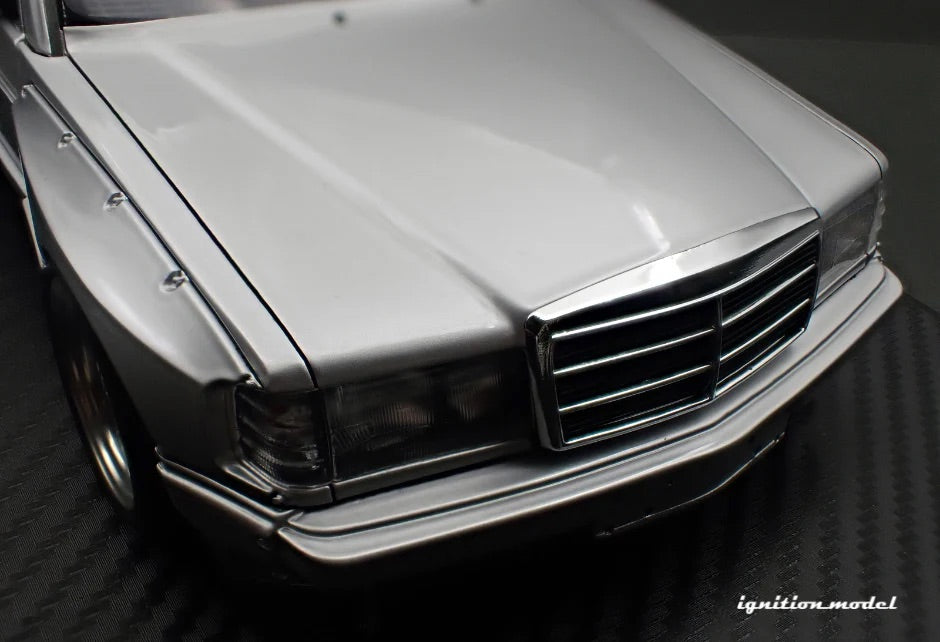 Ignition-Model Mercedes 190E Pandem Silver 1:18