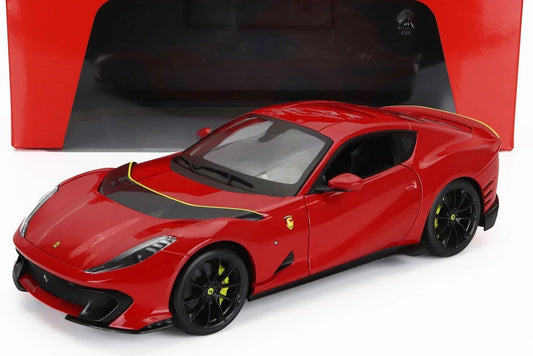 Bburago 2021 Ferrari 812 Competizione Rossa Corsa Red 1:18