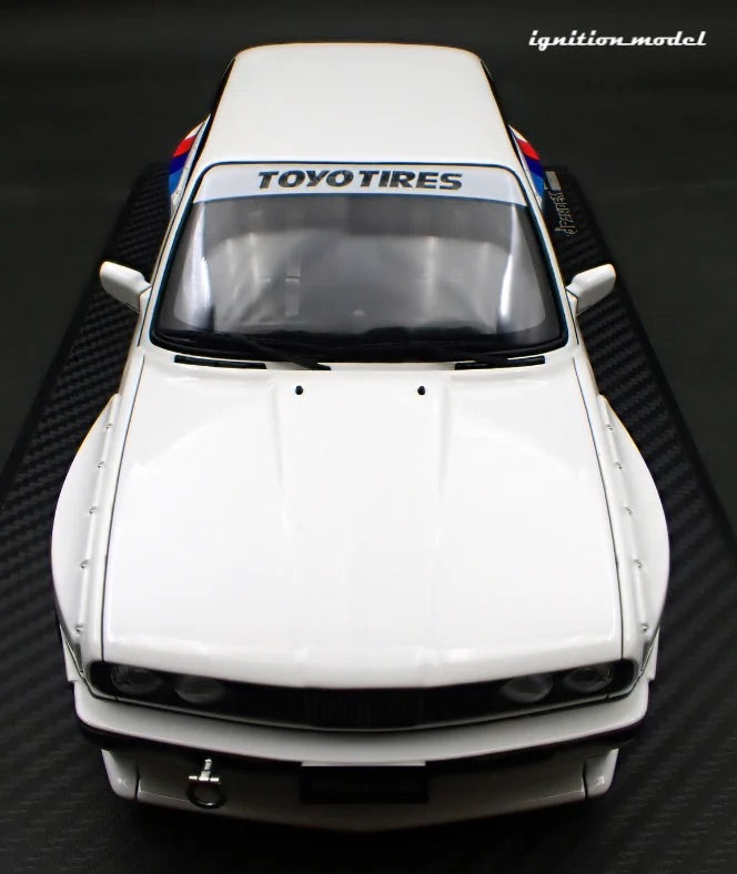 Ignition-Model BMW M3 Pandem 30 (E30) M-Design White 1:18