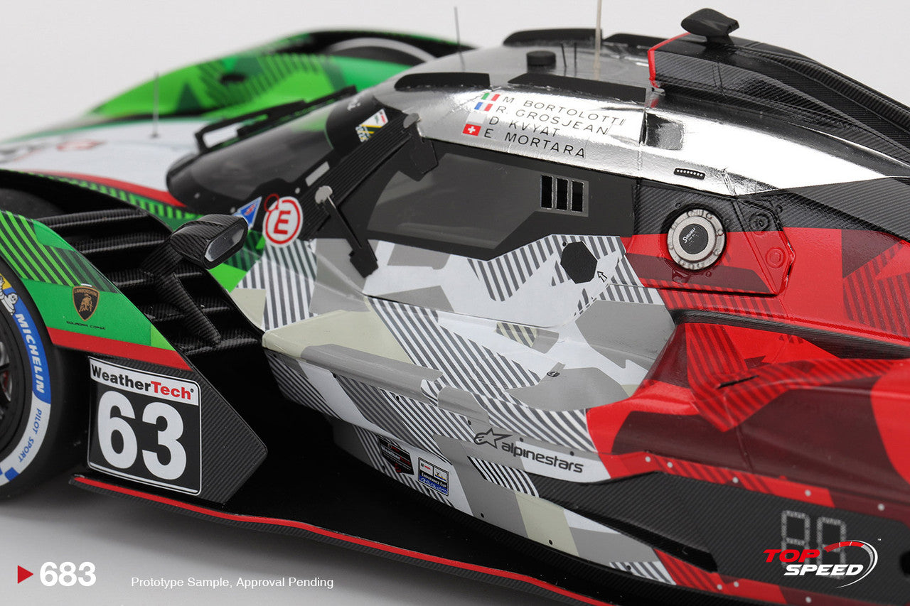 Topspeed Lamborghini SC63 #63 Automobili Lamborghini Squadra Corse 2025 IMSA Daytona 24hrs 1:18
