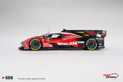 Topspeed Cadillac V-Series.R #311 Whelen Cadillac Racing 2025 IMSA Le Mans 24 Hrs 1:18