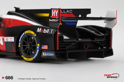 Topspeed Cadillac V-Series.R #311 Whelen Cadillac Racing 2025 IMSA Le Mans 24 Hrs 1:18