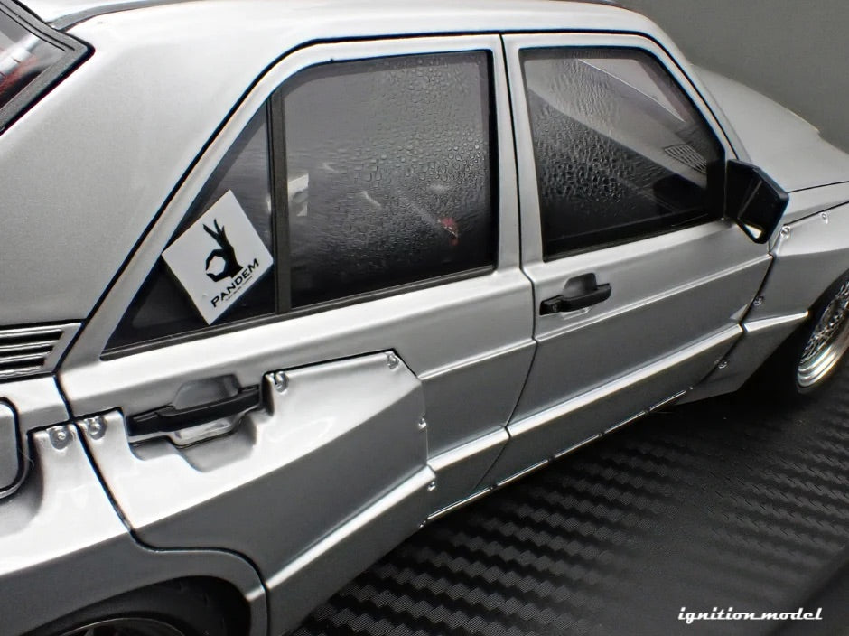 Ignition-Model Mercedes 190E Pandem Silver 1:18