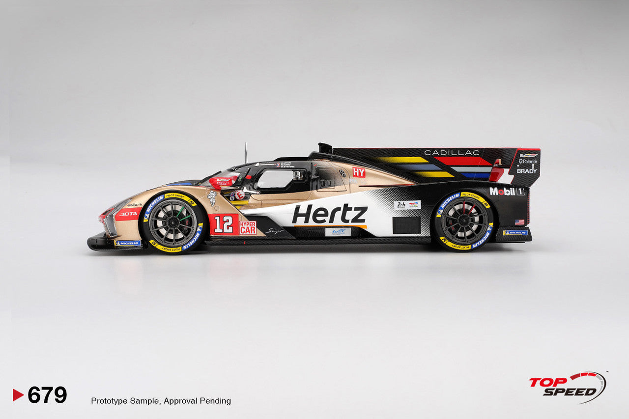 Topspeed Cadillac V-Series.R #12 Cadillac Hertz Team Jota 2025 24hr Le Mans 1:18