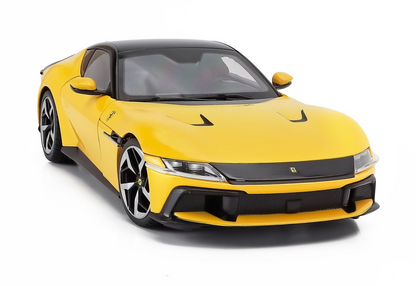Polistil 2024 Ferrari 12Cilindri Giallo Modena (Yellow) High Fidelity WITH DISPLAY 1:18